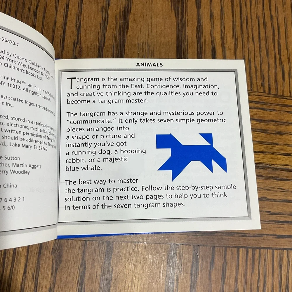 Pocket Tangrams Puzzle Books